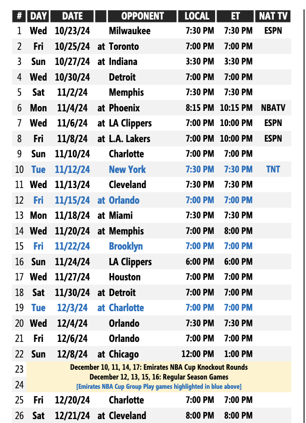 Sixers schedule 2024-25: Key dates and matchups – NBC Sports Philadelphia